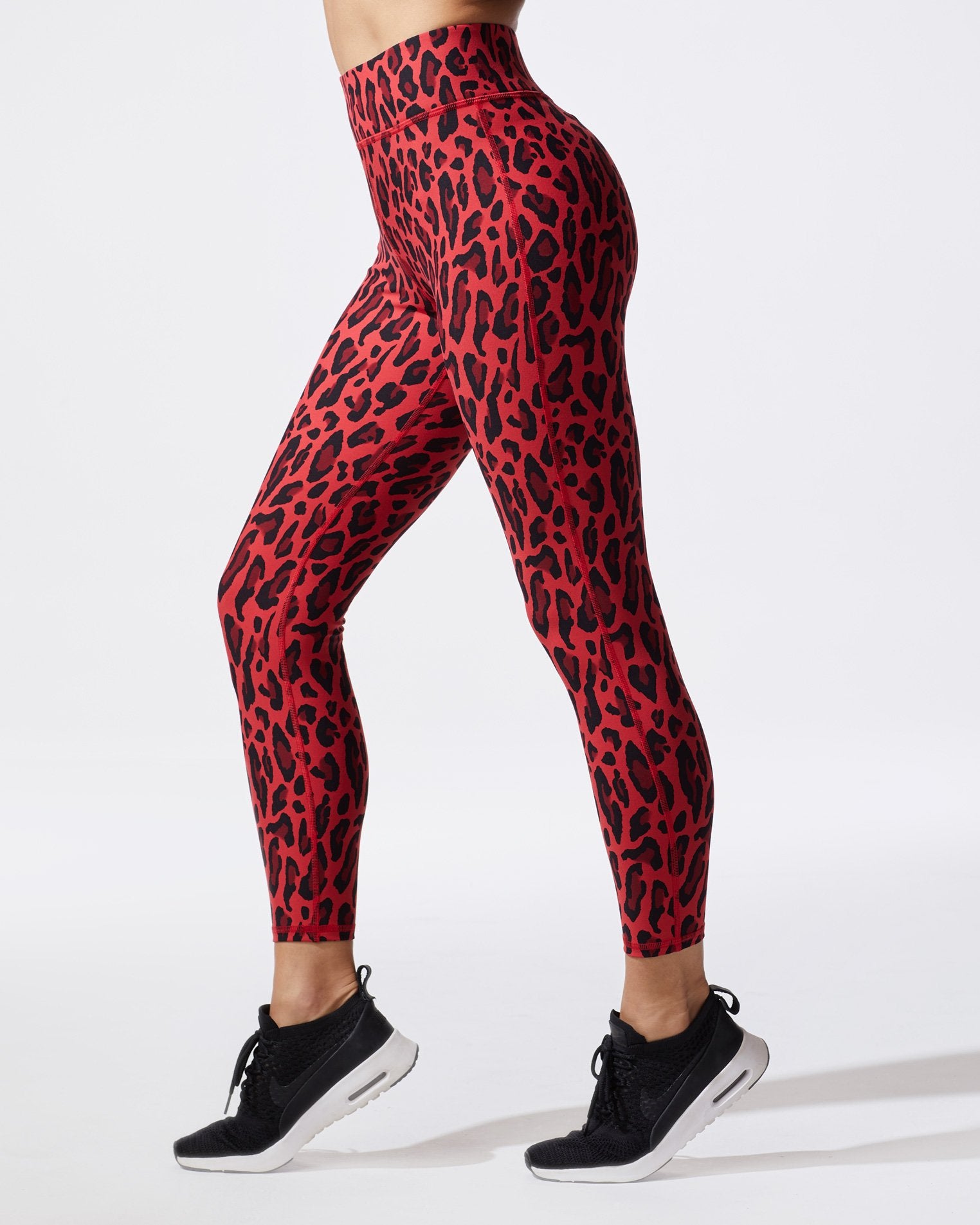 Verve Legging - Red Leopard